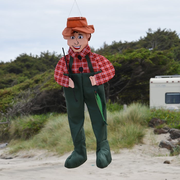 Fisher Fred Wind Friend Seasonal Windsock; Polyester