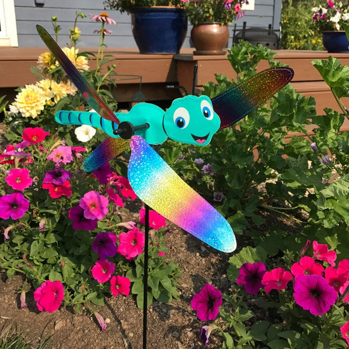 Dragonfly Baby Whirligig Spinner; Nylon 16"x29", diameter 7"