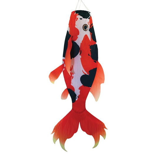 Realistic Koi Fish Windsock; Polyester