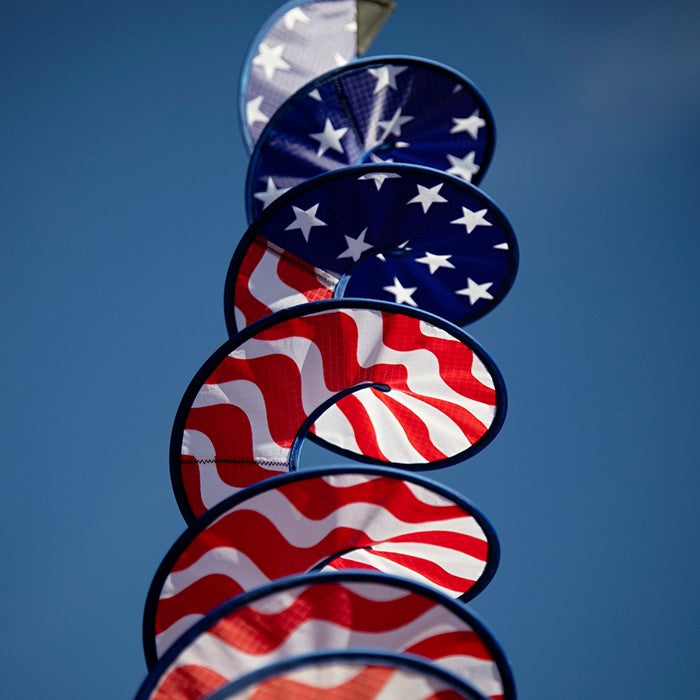 Patriotic Spiral Twister Windsock - 48"