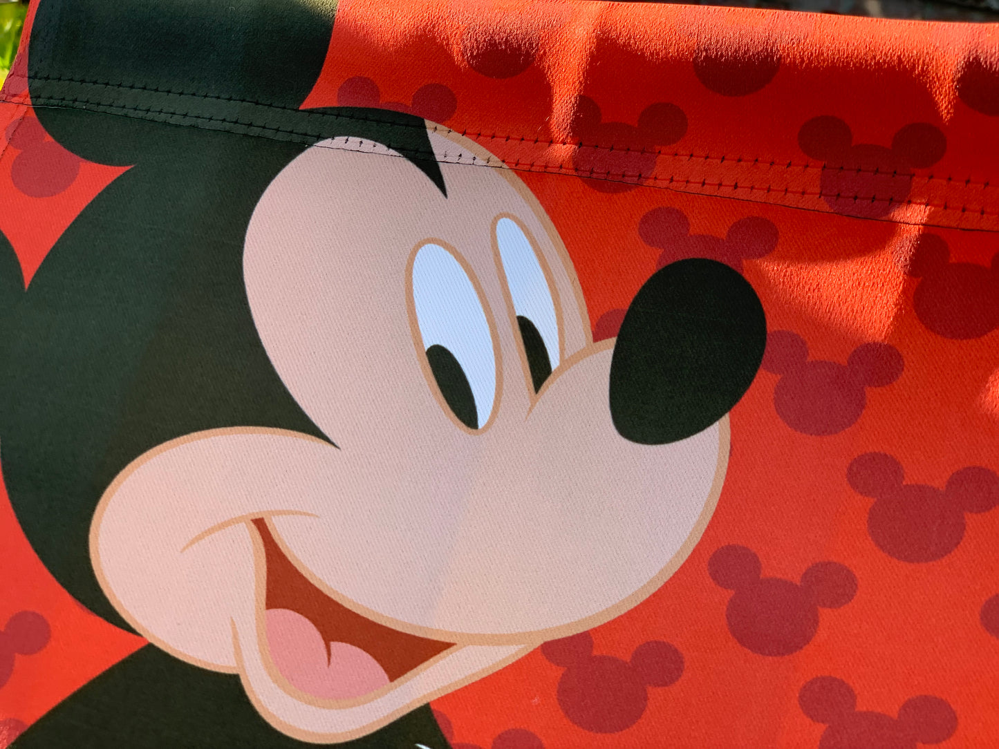 Disney Mickey Mouse Have A Good Day Double Sided Vertical Garden Flag; Polyester