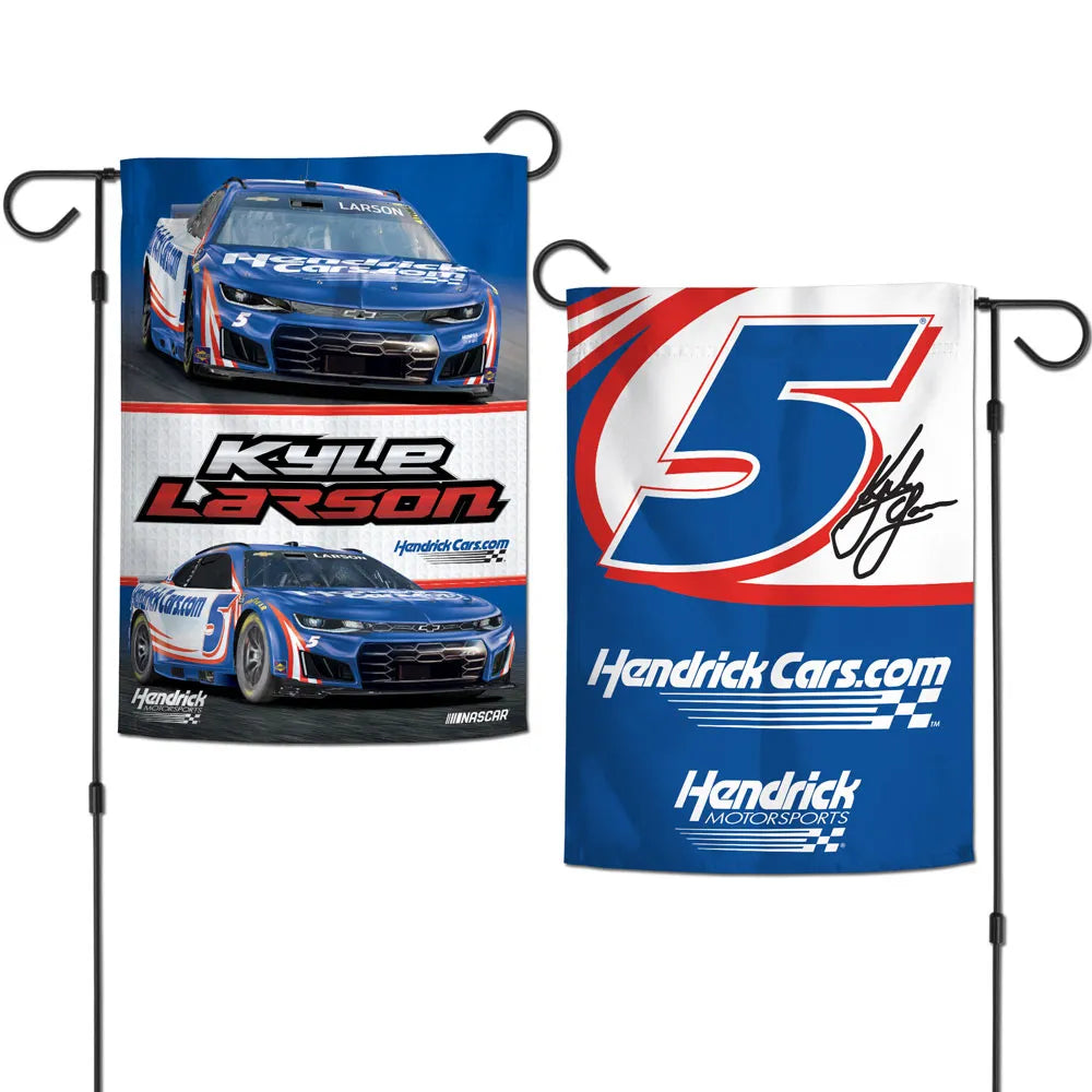 12.5"x18" Kyle Larson 2-Sided Garden Flag; Polyester