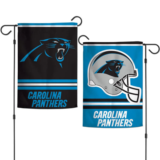 12.5"x18" Carolina Panthers 2-Sided Garden Flag; Polyester