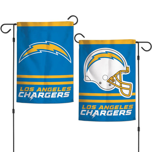12.5"x18" Los Angeles Chargers 2-Sided Garden Flag; Polyester