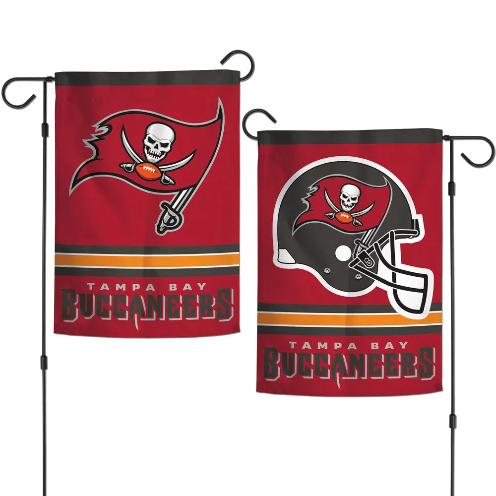12.5"x18" Tampa Bay Buccaneers 2-Sided Garden Flag; Polyester