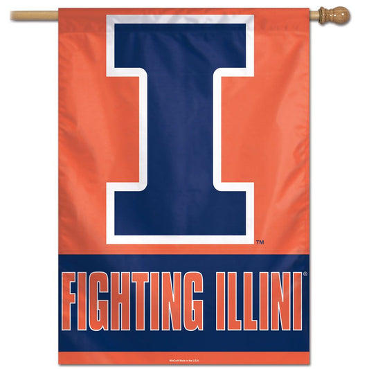University of Illinois Fighting Illini House Flag