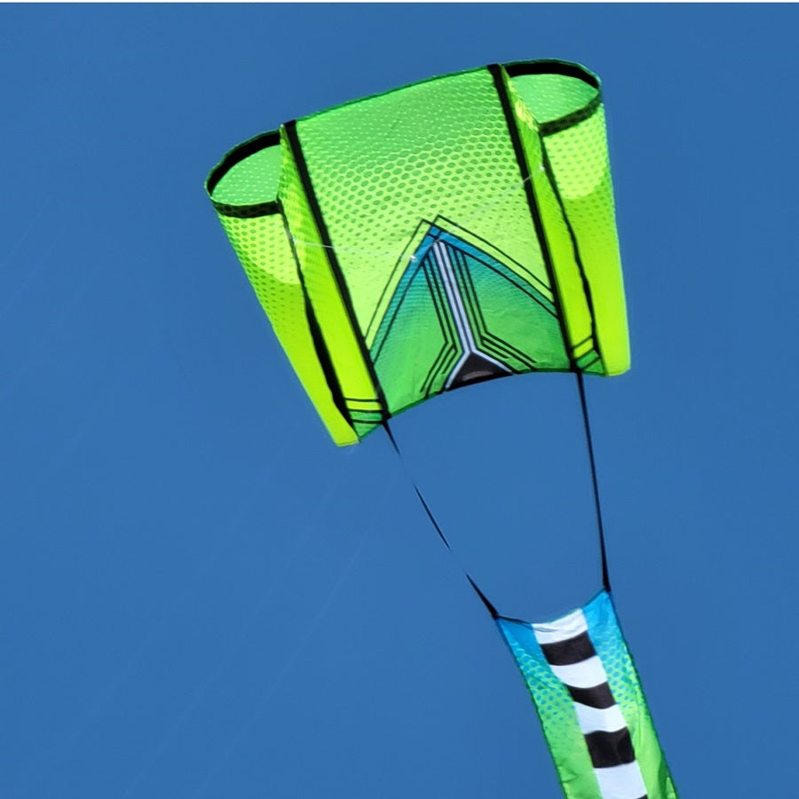 Kool Lime Aero Tech Polyester Frameless Power Sled Kite