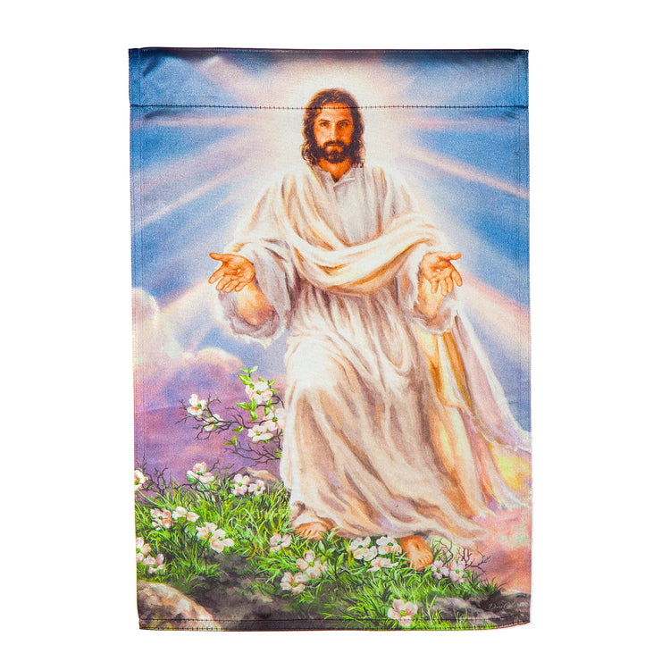 The Resurrection Printed Lustre House Flag; Polyester 29"x43"