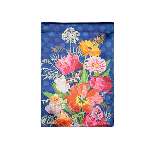 Bloom Boldly Lustre House Flag; Polyester 29"x43"