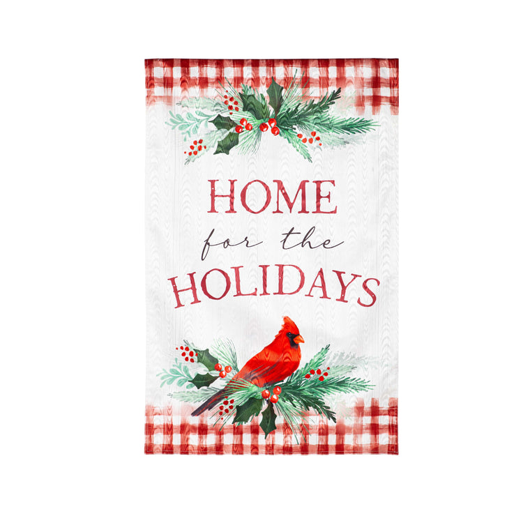 Holiday Cardinal Printed House Flag Moire Polyester 29"x43"