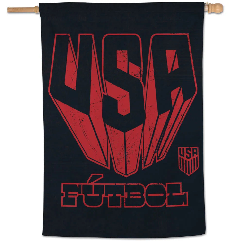 28"x40" US National Soccer House Flag; Polyester