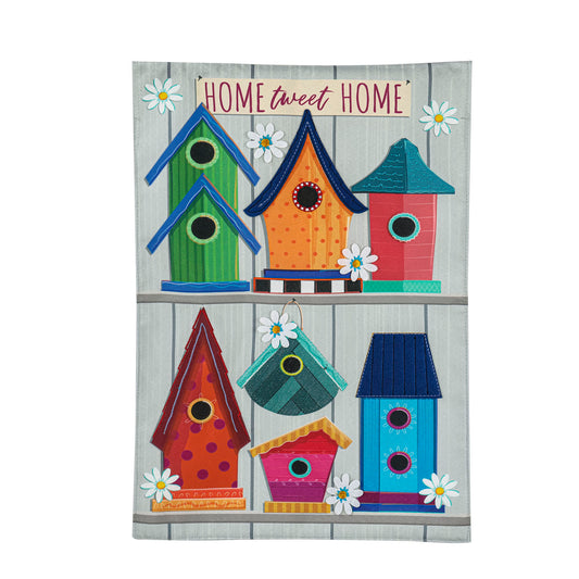 Ornate Birdhouses House Flag