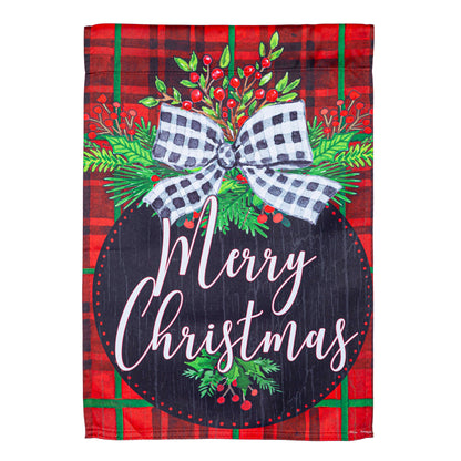 Farmhouse Ornament Printed Suede Garden Flag; Polyester 12.5"x18"