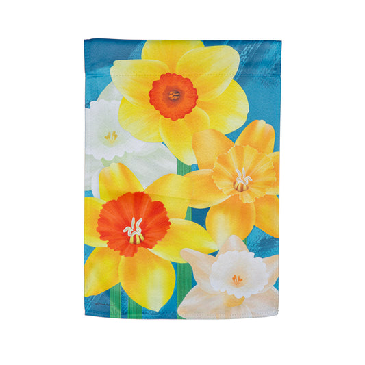Spring Daffodil Garden Flag; Polyester 12.5"x18"
