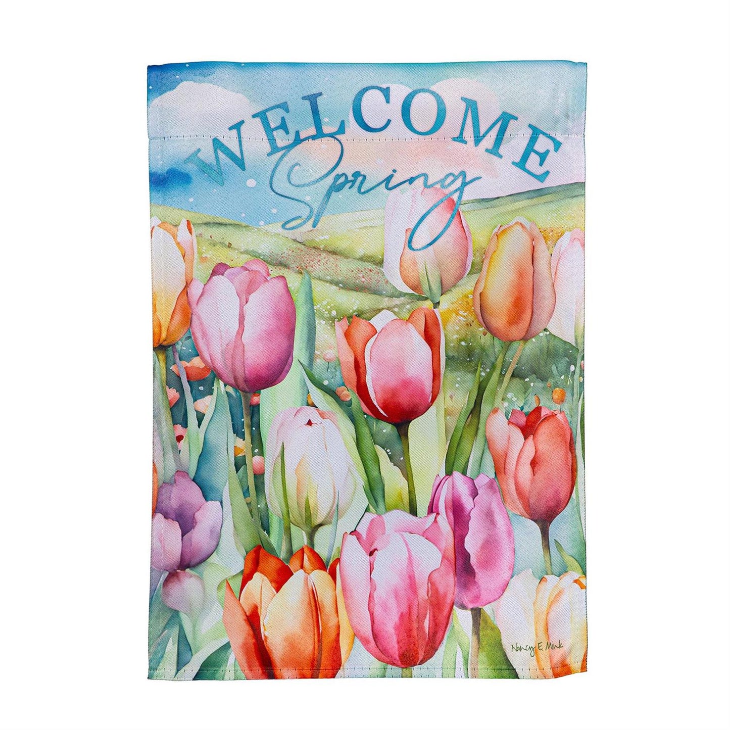 Tulip Fields Garden Flag