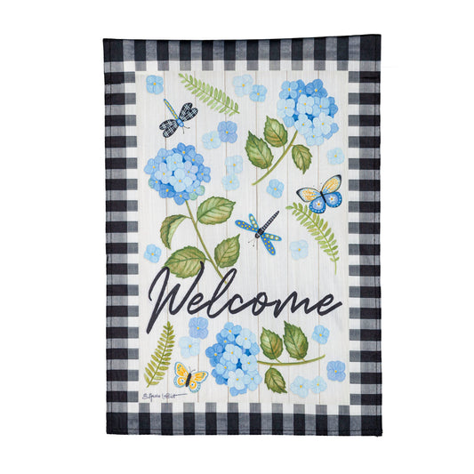 Dragonfly Welcome Garden Flag