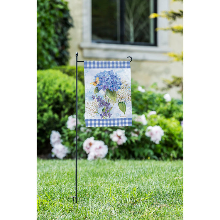 Blue Hydrangea Garden Flag