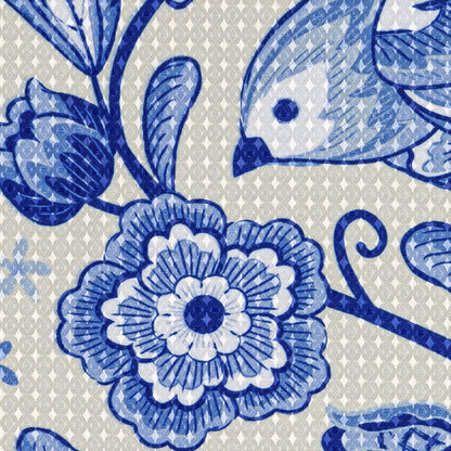 Chinoiserie Birds Garden Flag