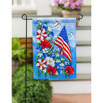 Patriotic Garden Garden Flag
