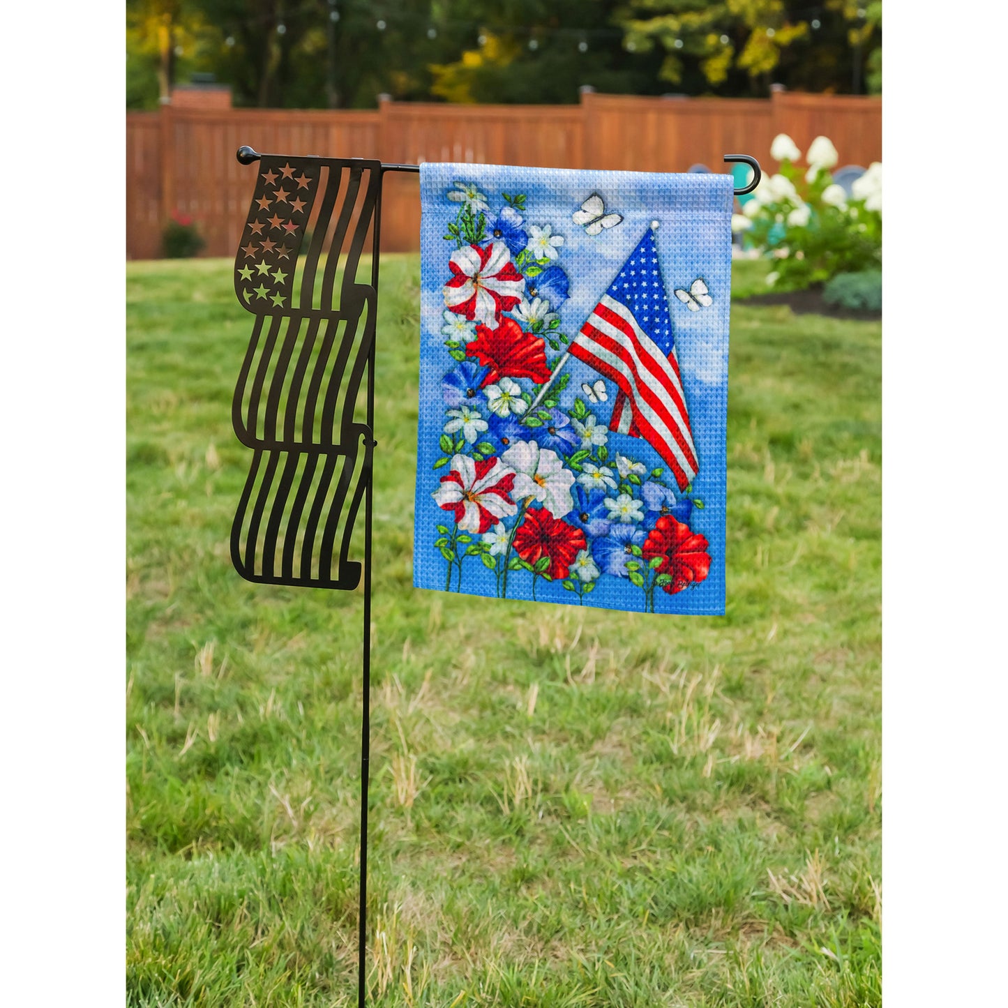 Patriotic Garden Garden Flag