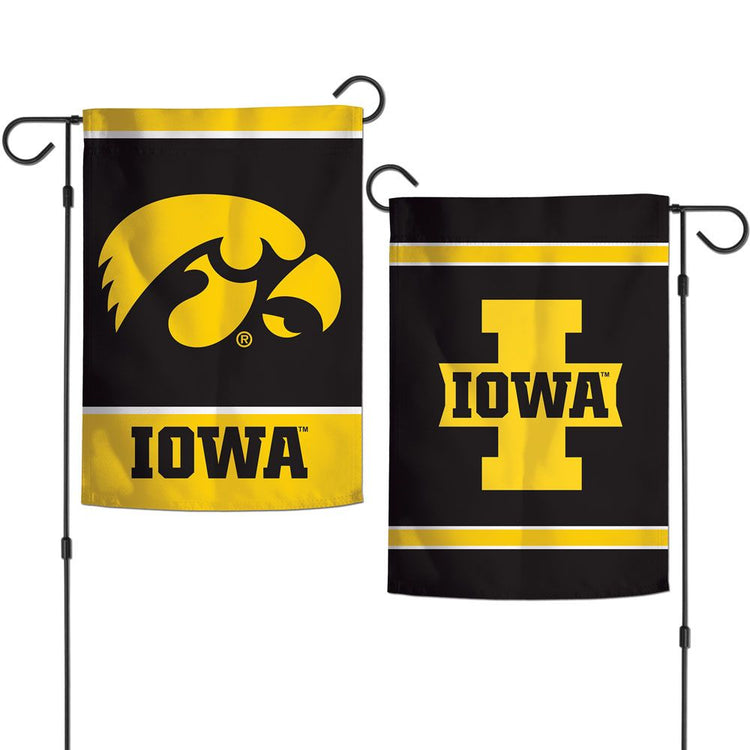12.5"x18" University of Iowa Hawkeyes Double-Sided Garden Flag