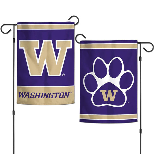 University of Washington Huskies 2-Sided Garden Flag