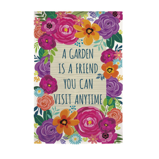 A Garden is a Friend Garden Flag