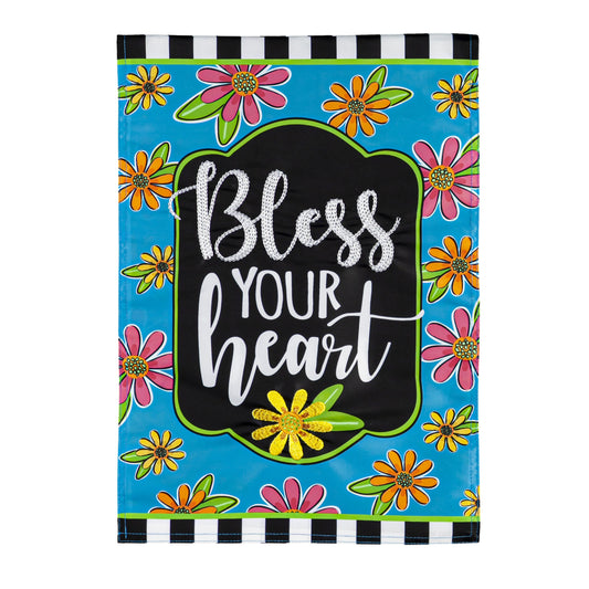 Floral Blessings Garden Flag