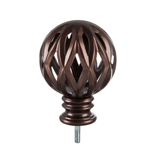 Diamond Cut Interchangeable Metal Finial for Flagpoles