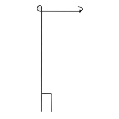 Black Metal Garden Flag Pole
