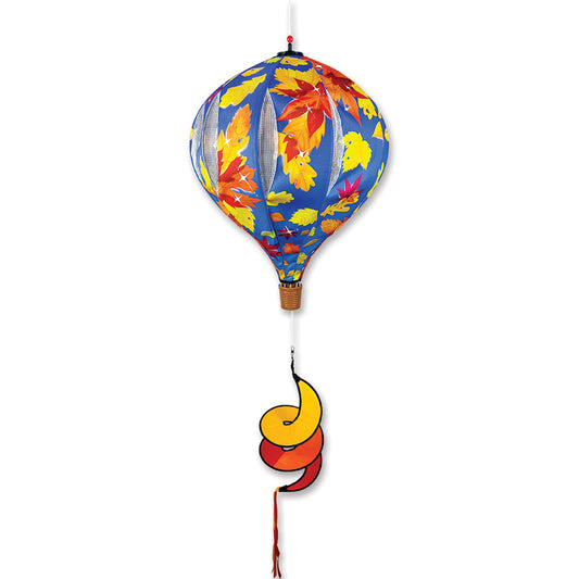 Fall Leaves Hot Air Balloon Spinner Windsock