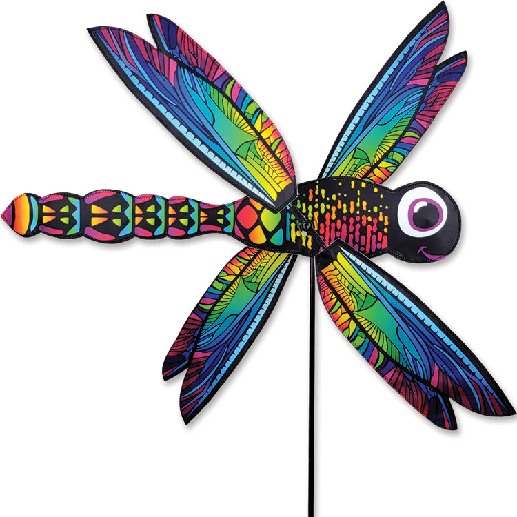 Dragonfly Whirligig Spinner; Nylon 28"x25.5", diameter 31"