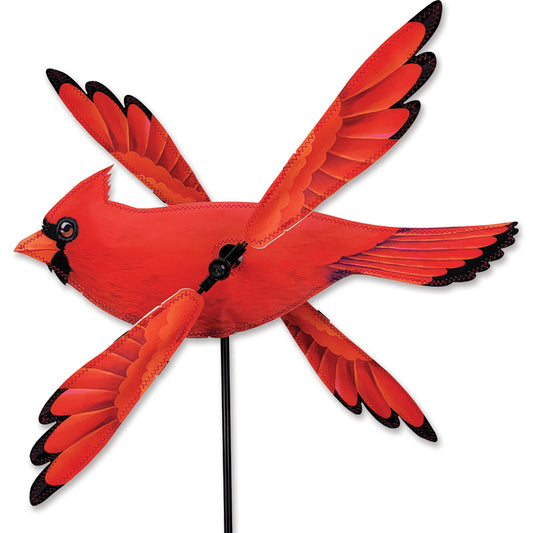 Cardinal Whirligig Spinner; Nylon 17"x6.75", diameter 20"