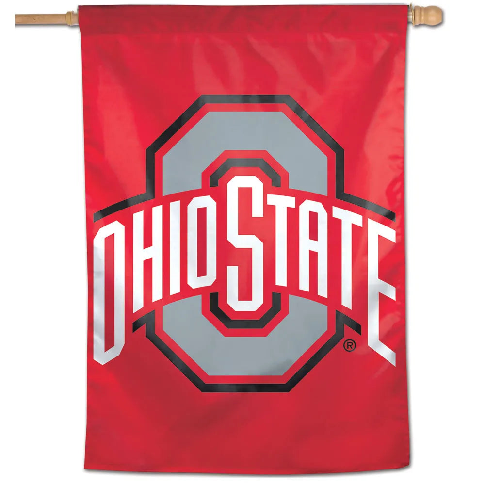 28"x40" Ohio State University BuckeyesHouse Flag; Polyester