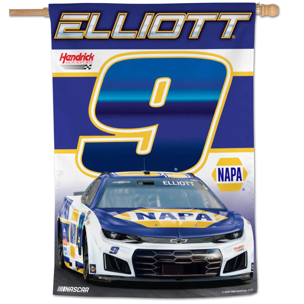 28"x40" Chase Elliott House Flag; Polyester