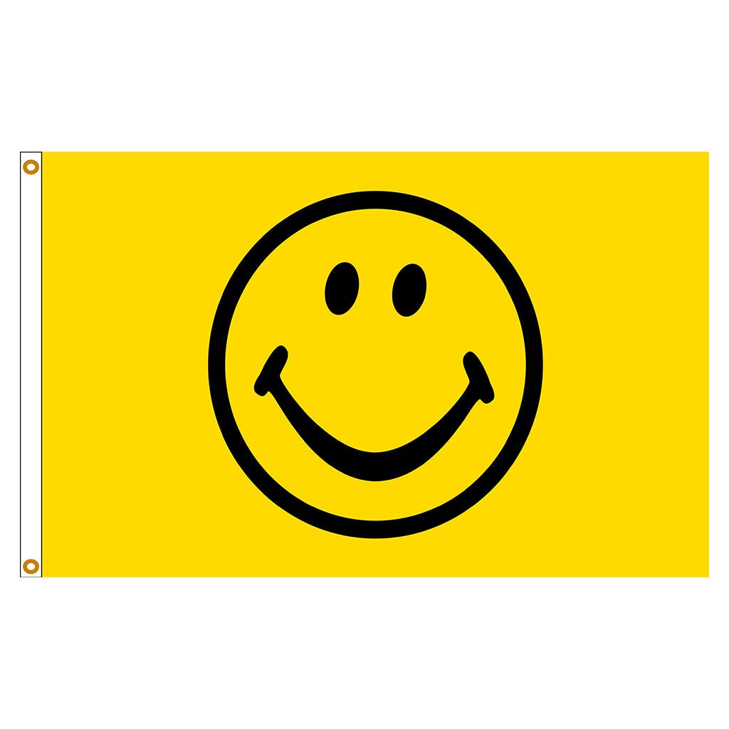 3x5 Smiley Face Outdoor Nylon Flag
