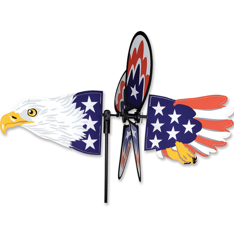 Flying Patriotic Eagle Petite Spinner