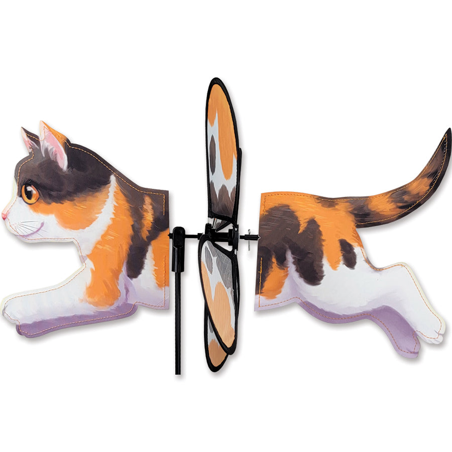 Calico Cat Petite Yard Art Spinner