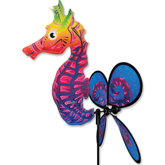 Seahorse Petite Spinner; Nylon 12"x6.75", diameter 12.5"