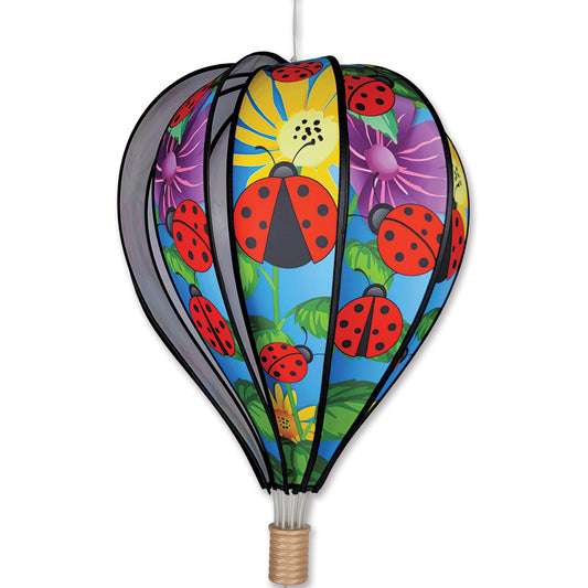 Ladybugs Hot Air Balloon; 22"L x 15" Diameter
