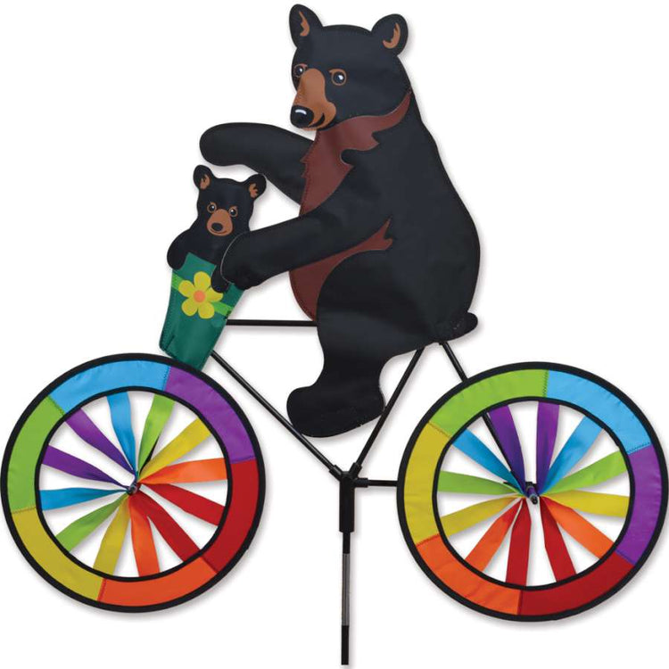 Black Bear Bicycle Spinner; Nylon 30.5"x25"x12.25"OD