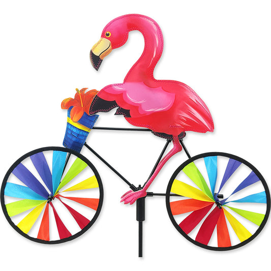 Flamingo Bicycle Spinner; Polyester