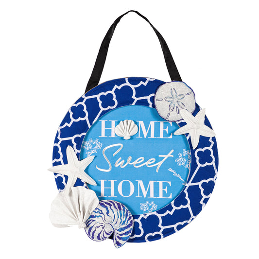 Home Sweet Home Coastal Door Decor Hanger