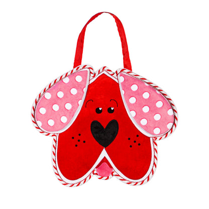 Puppy Love Door Hanger; Burlap 13"Lx15.5"W