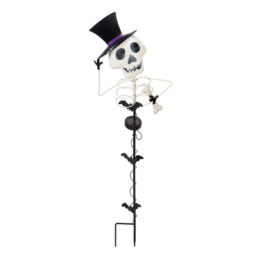 Halloween Skeleton Solar Stake