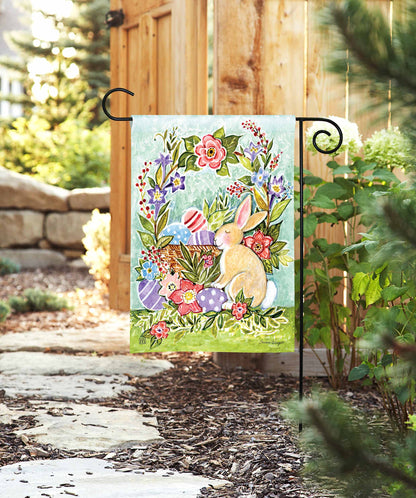 Joyful Easter Garden Flag