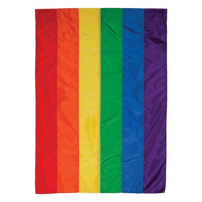 Rainbow Pride Applique Seasonal House Flag