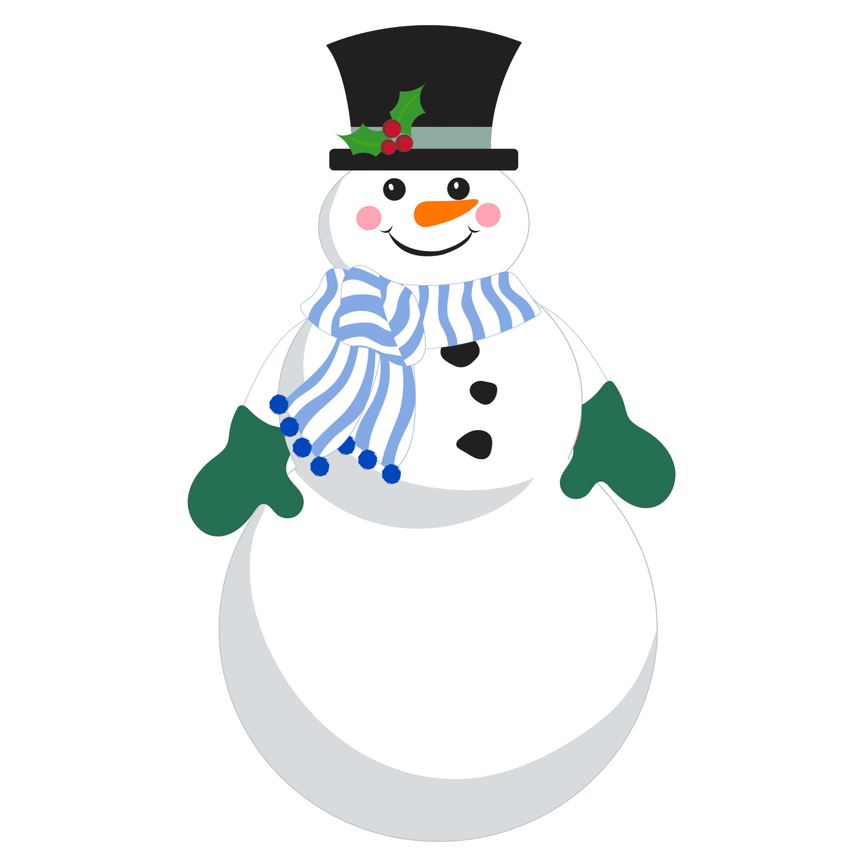 Snowman Full Body Windsock; Polyester 26