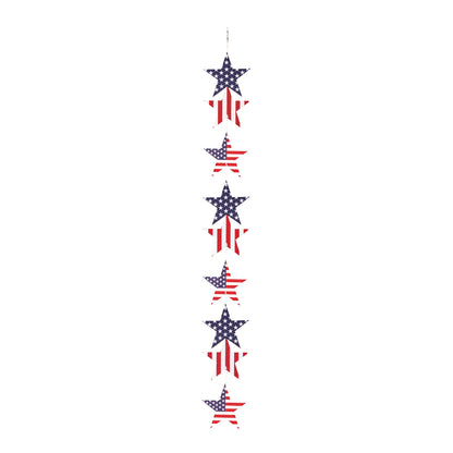 Patriotic Star Hanging Tree