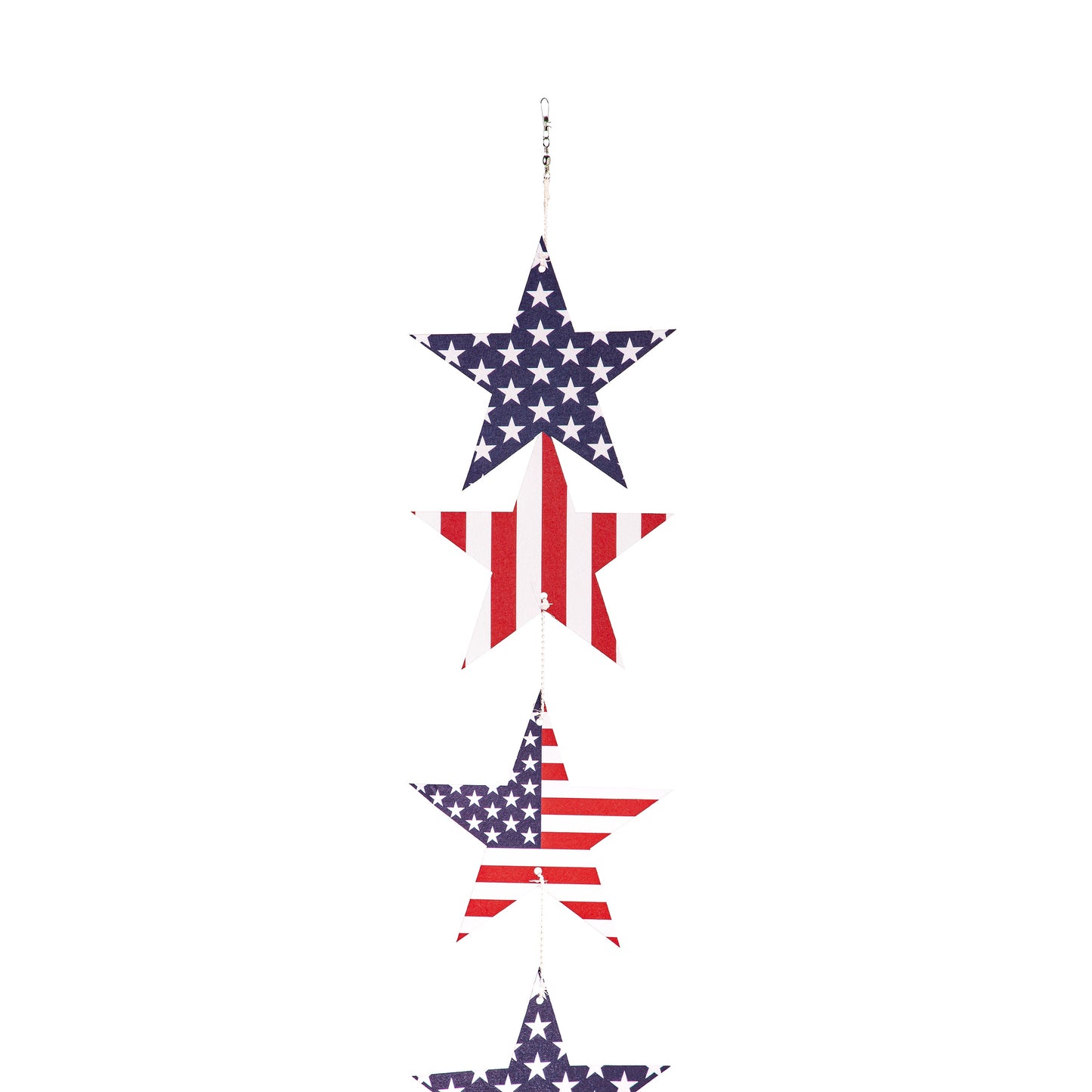 Patriotic Star Hanging Tree